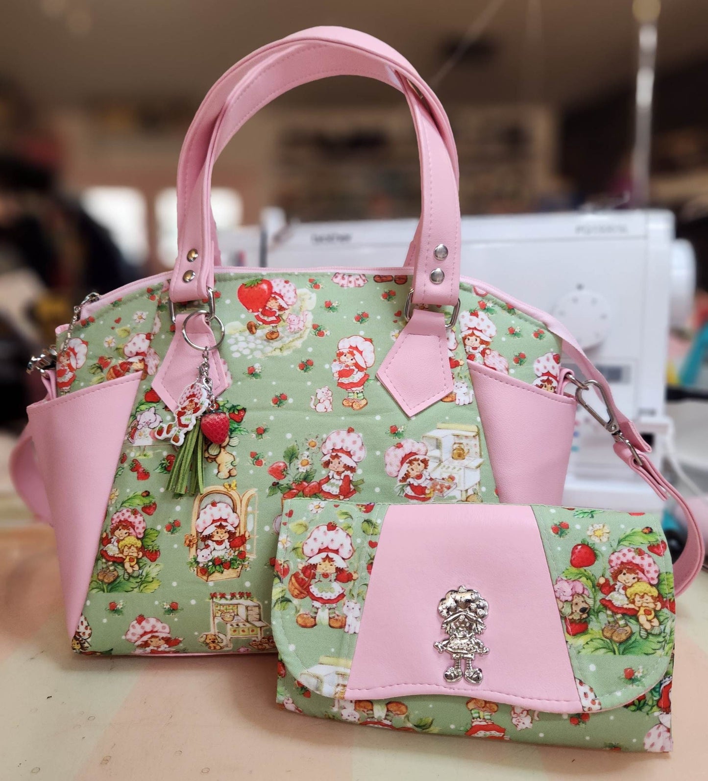 Scented Option! Strawberry Girl Large Shoulder Bag