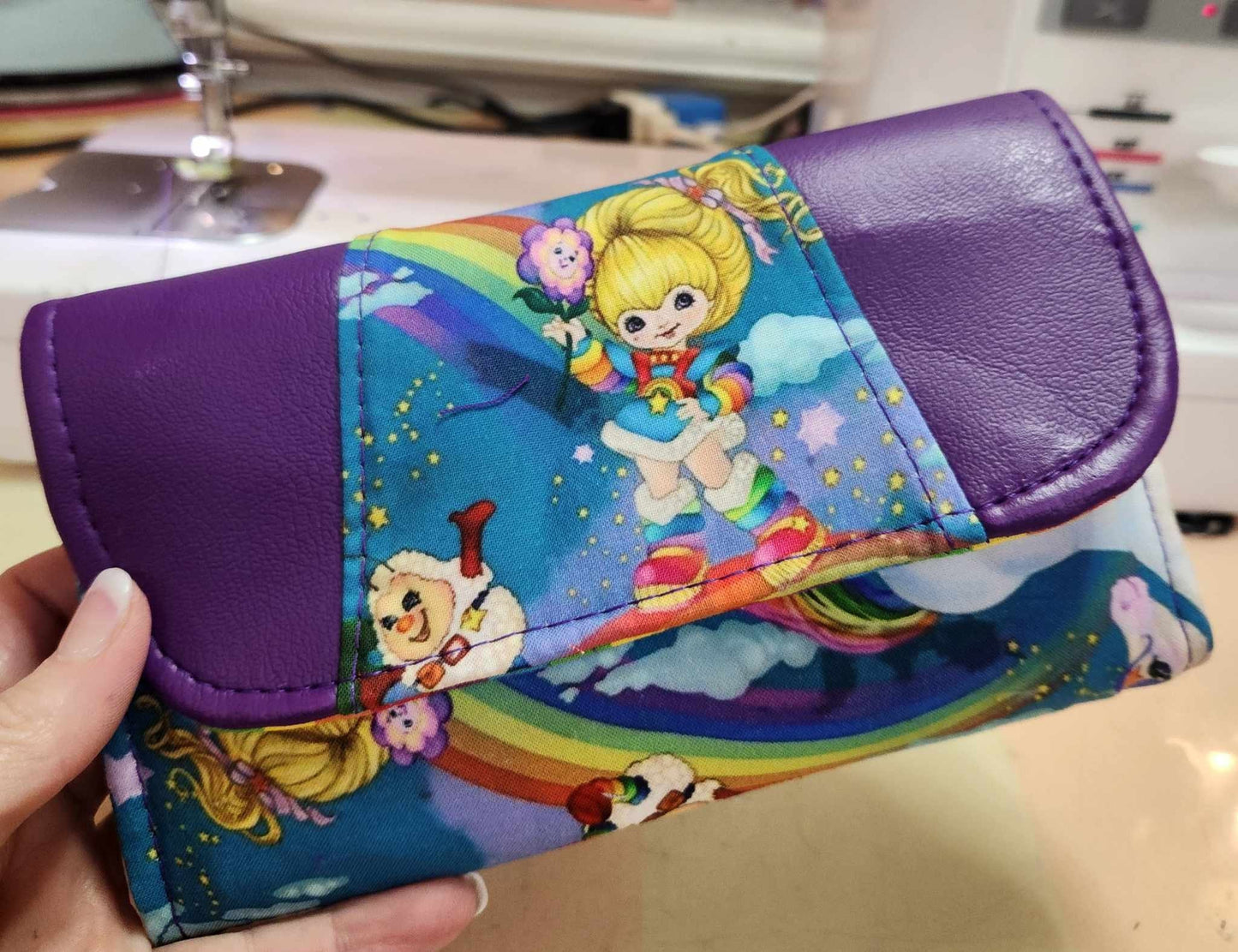 80's Rainbow Girl & Friends Accordion Wallet