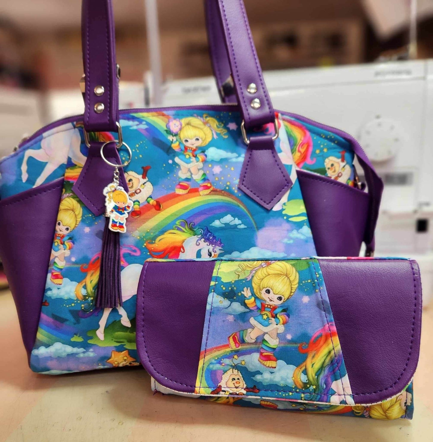 80's Rainbow Girl & Friends Accordion Wallet
