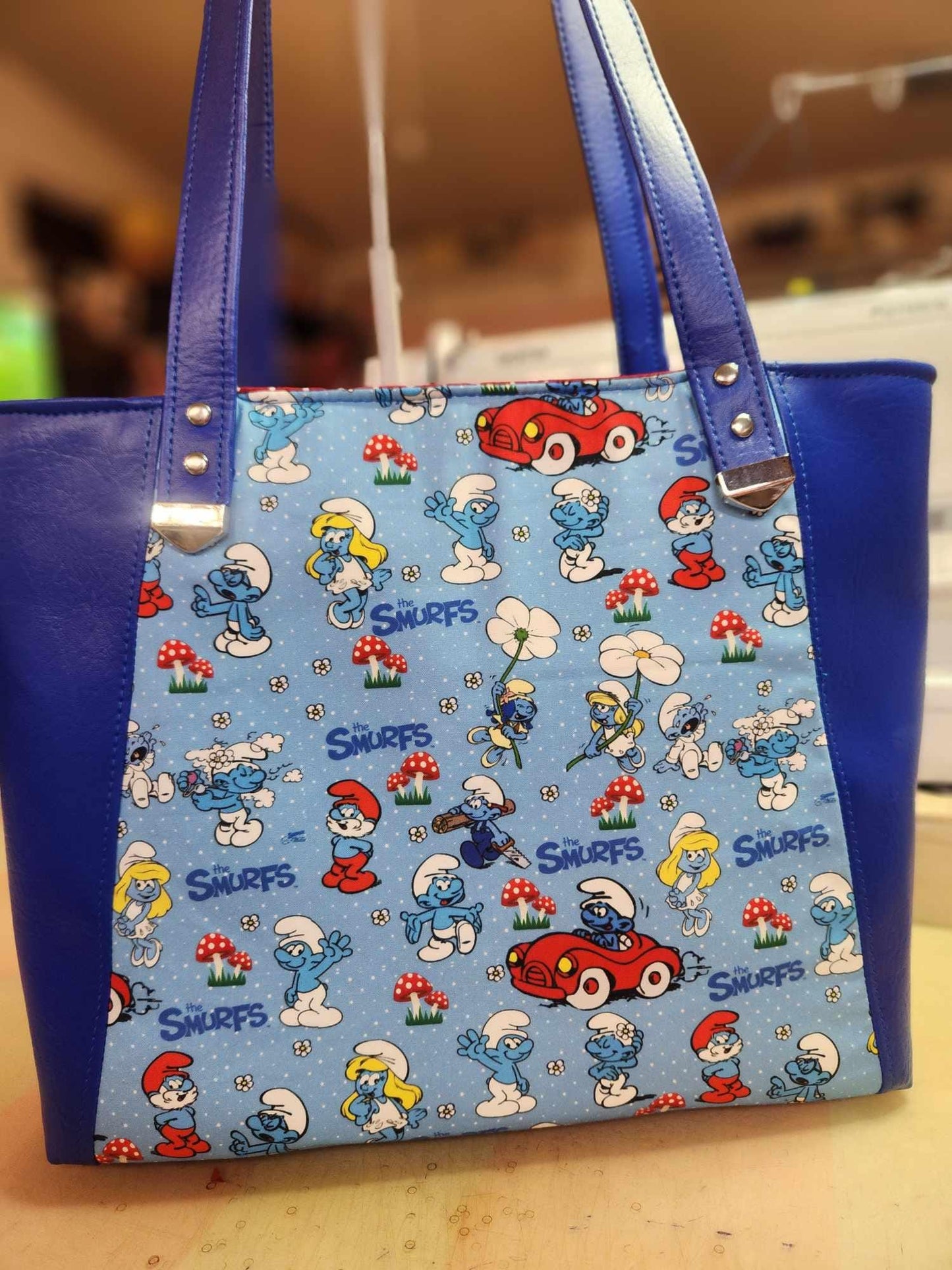80's Blue Family Totebag