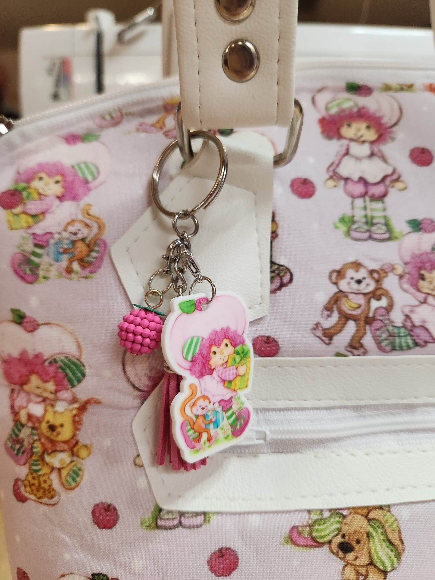 Scented Option! Raspberry Girl Domed Handbag