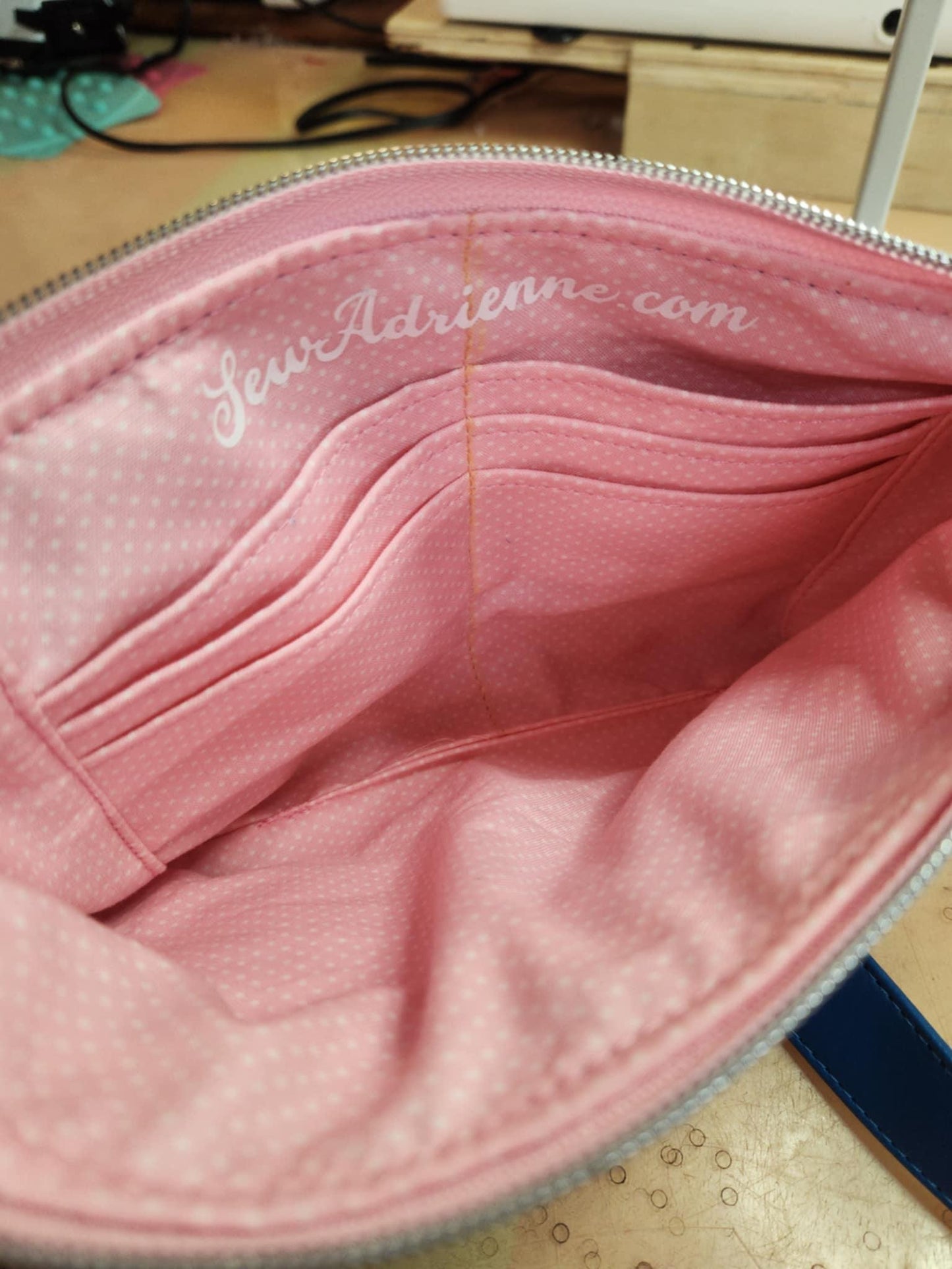 Scented Option! Strawberry Girl & Friends Crossbody Zippered Clutch