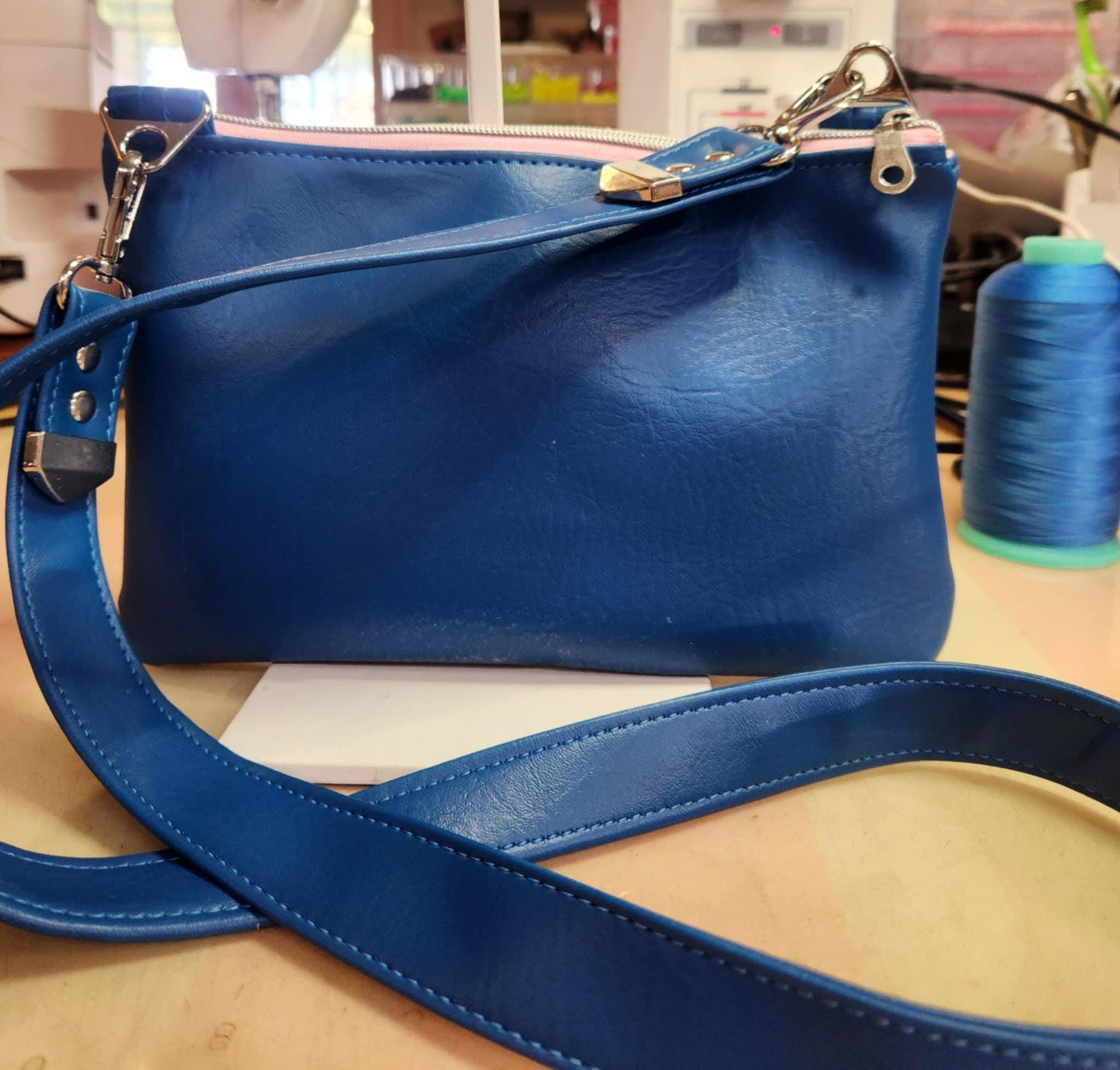 Scented Option! Strawberry Girl & Friends Crossbody Zippered Clutch