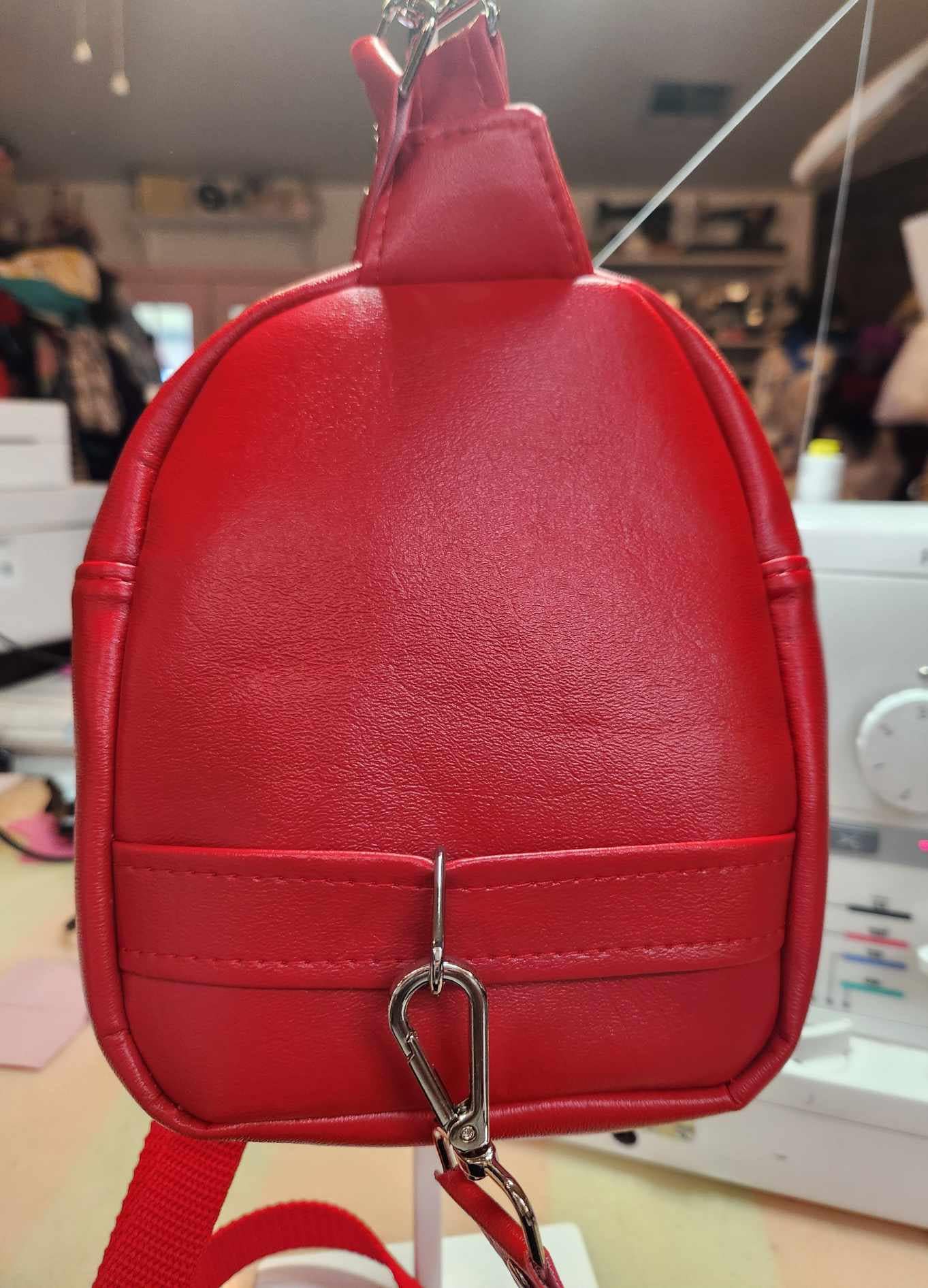 Scented Option! Strawberry Girl Small Backpack Crossbody
