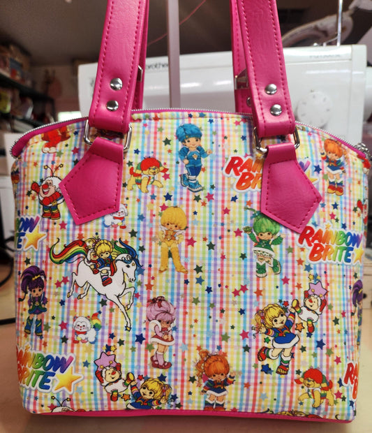 80's Rainbow Girl & Friends Dome Handbag
