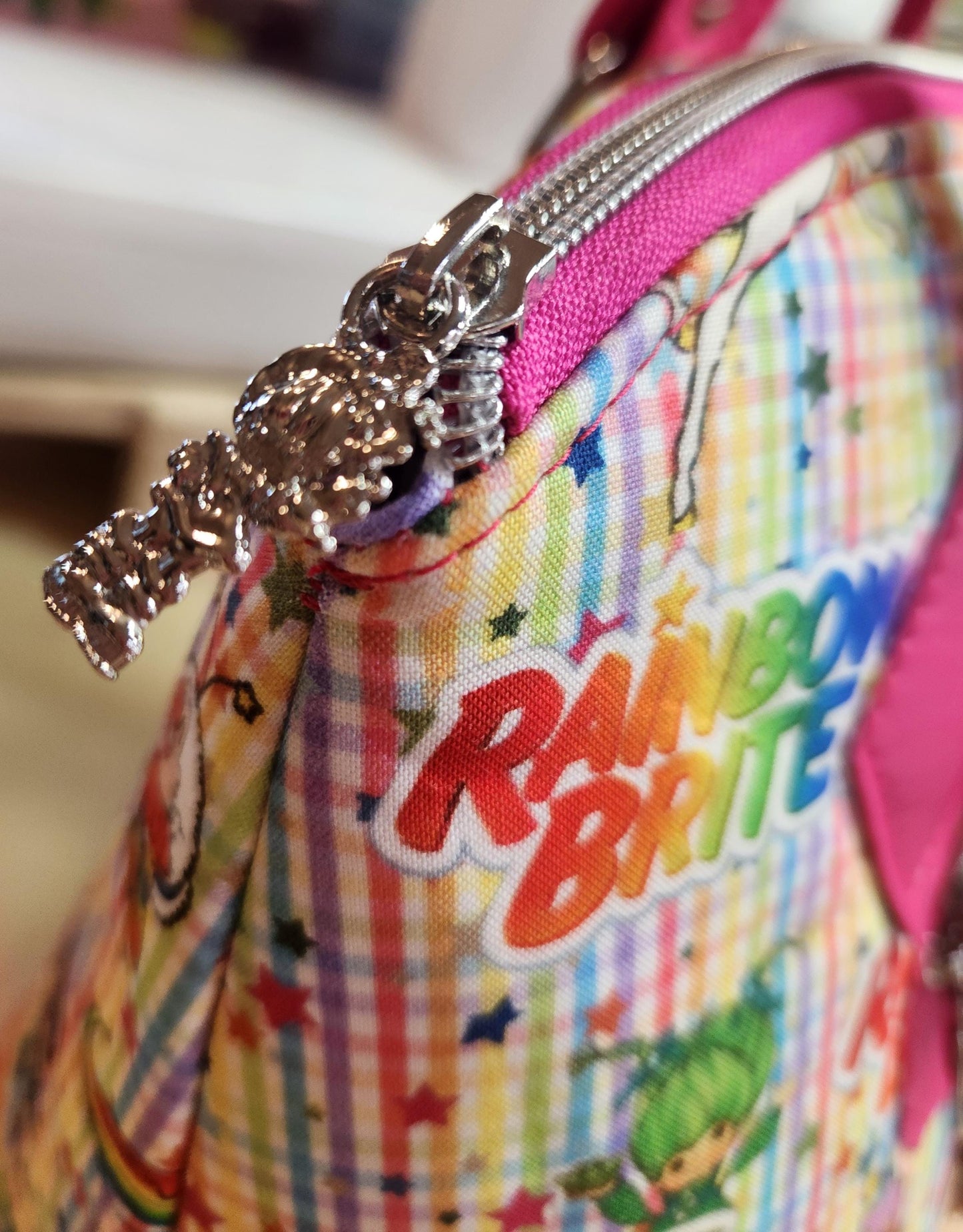 80's Rainbow Girl & Friends Dome Handbag