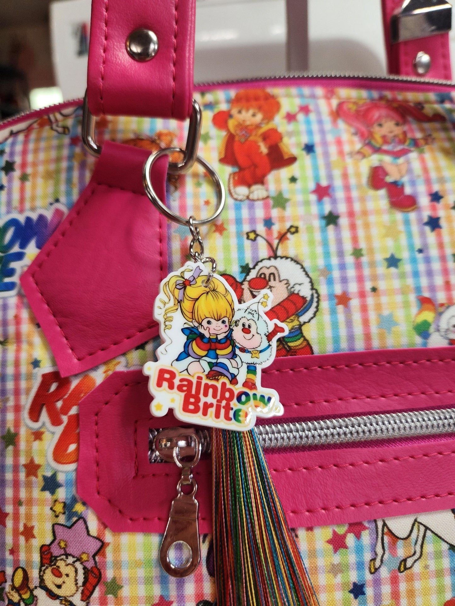 80's Rainbow Girl & Friends Dome Handbag