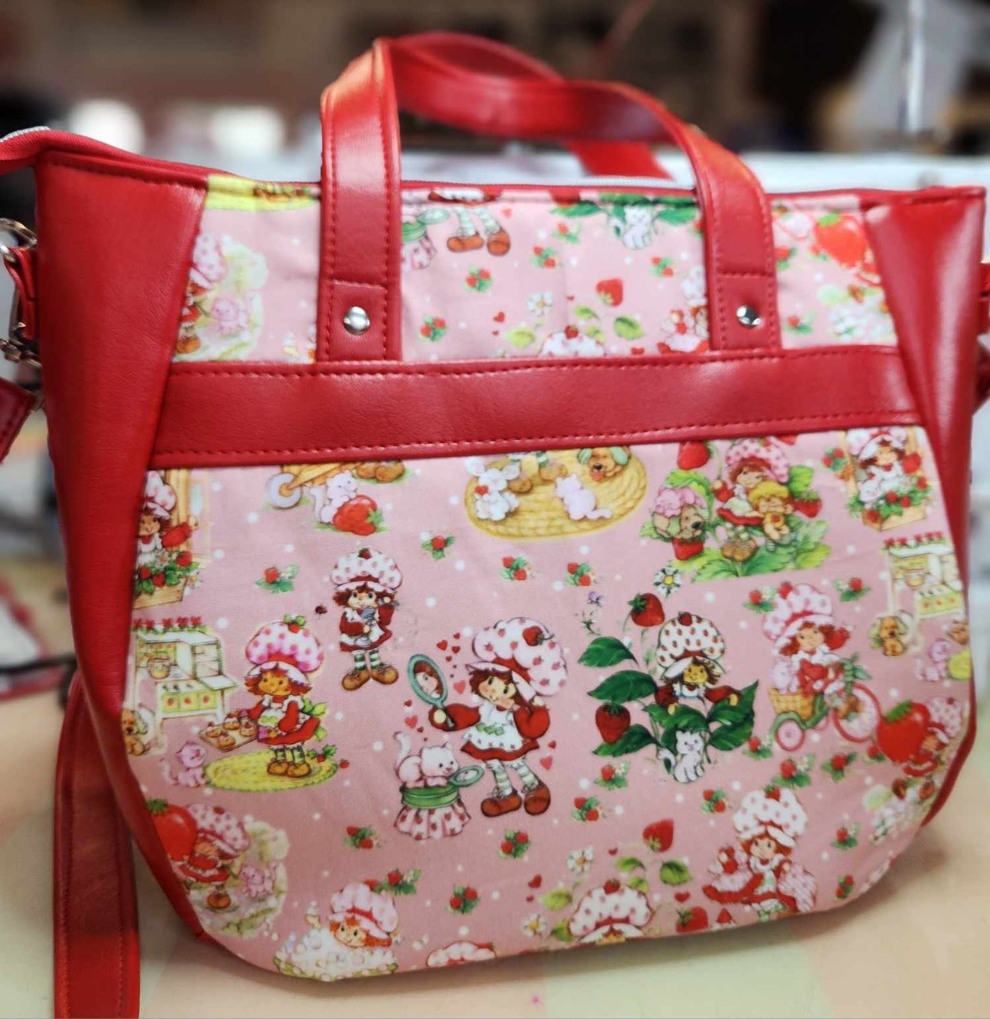 Scented Option! Strawberry Girl Large Handbag