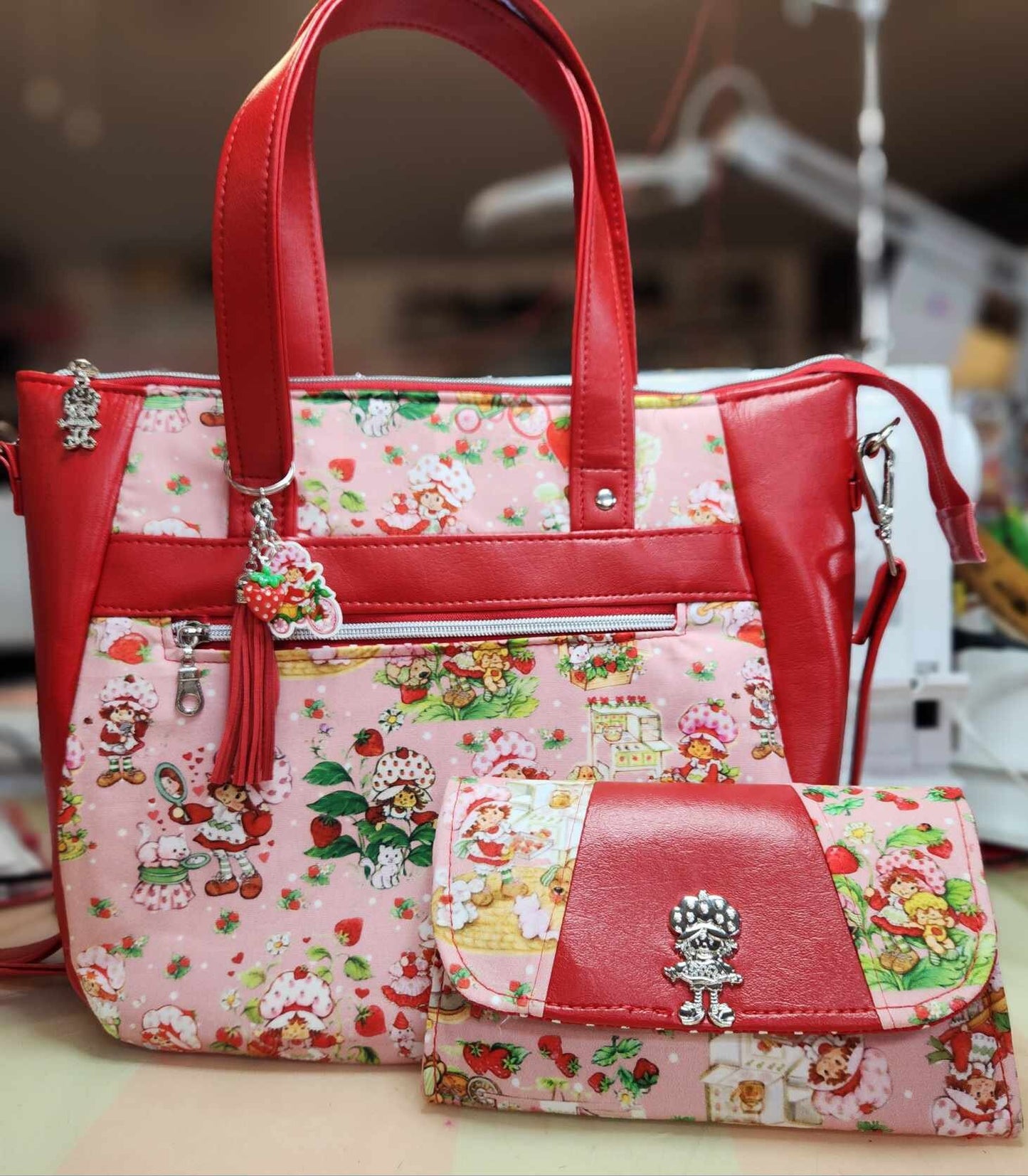 Scented Option! Strawberry Girl Large Handbag