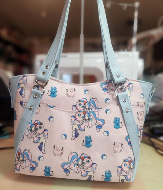 Hatsune Miku Pocket Monsters Large Handbag
