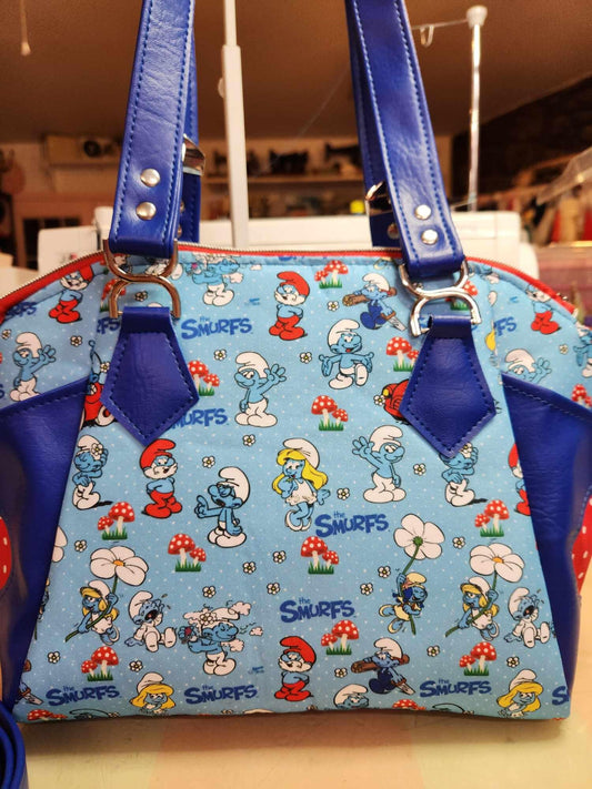 80's Blue Friends Shoulder Bag