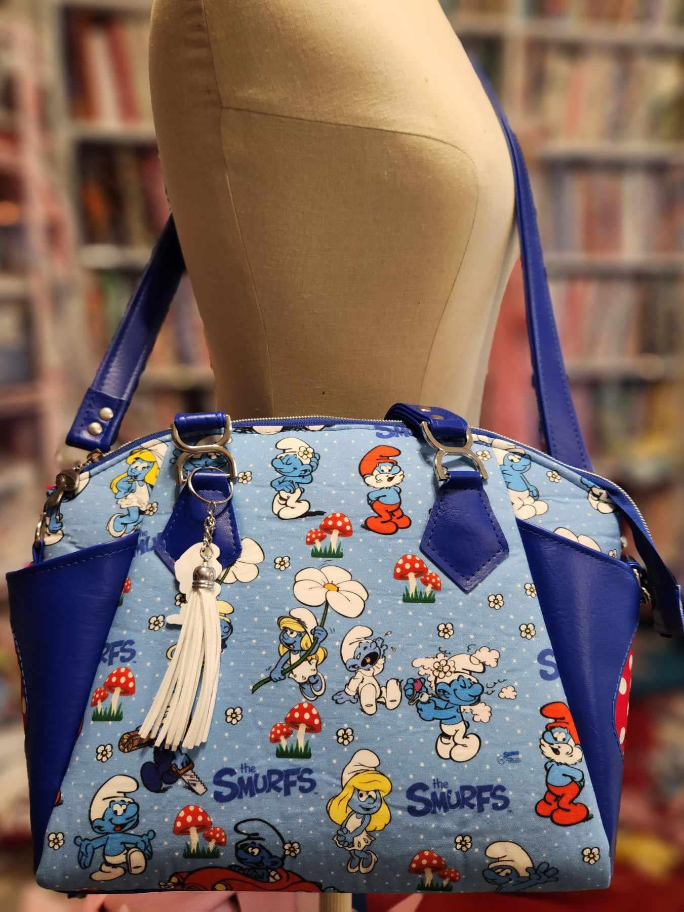 80's Blue Friends Shoulder Bag