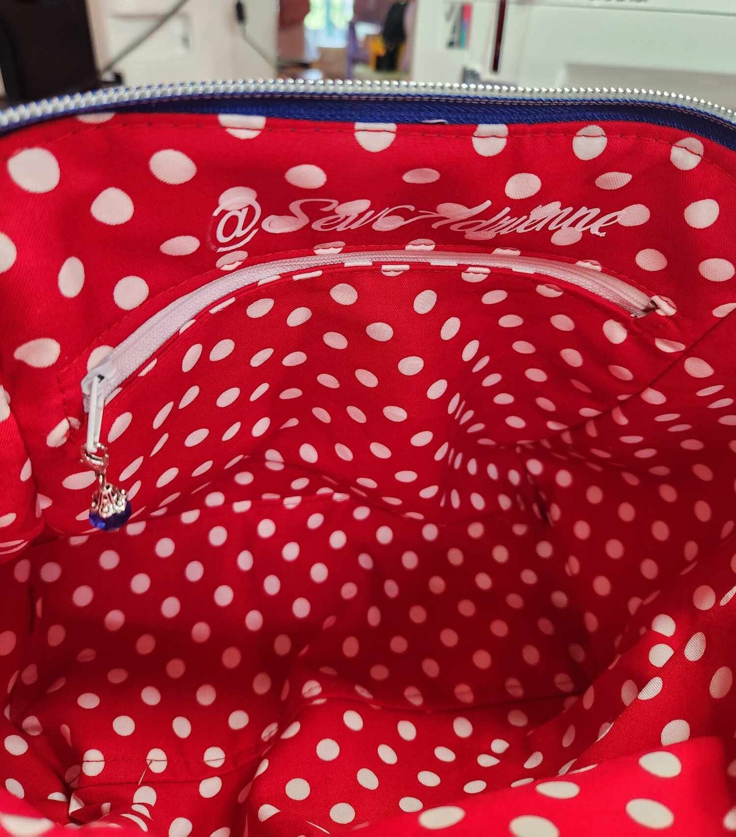 80's Blue Friends Shoulder Bag