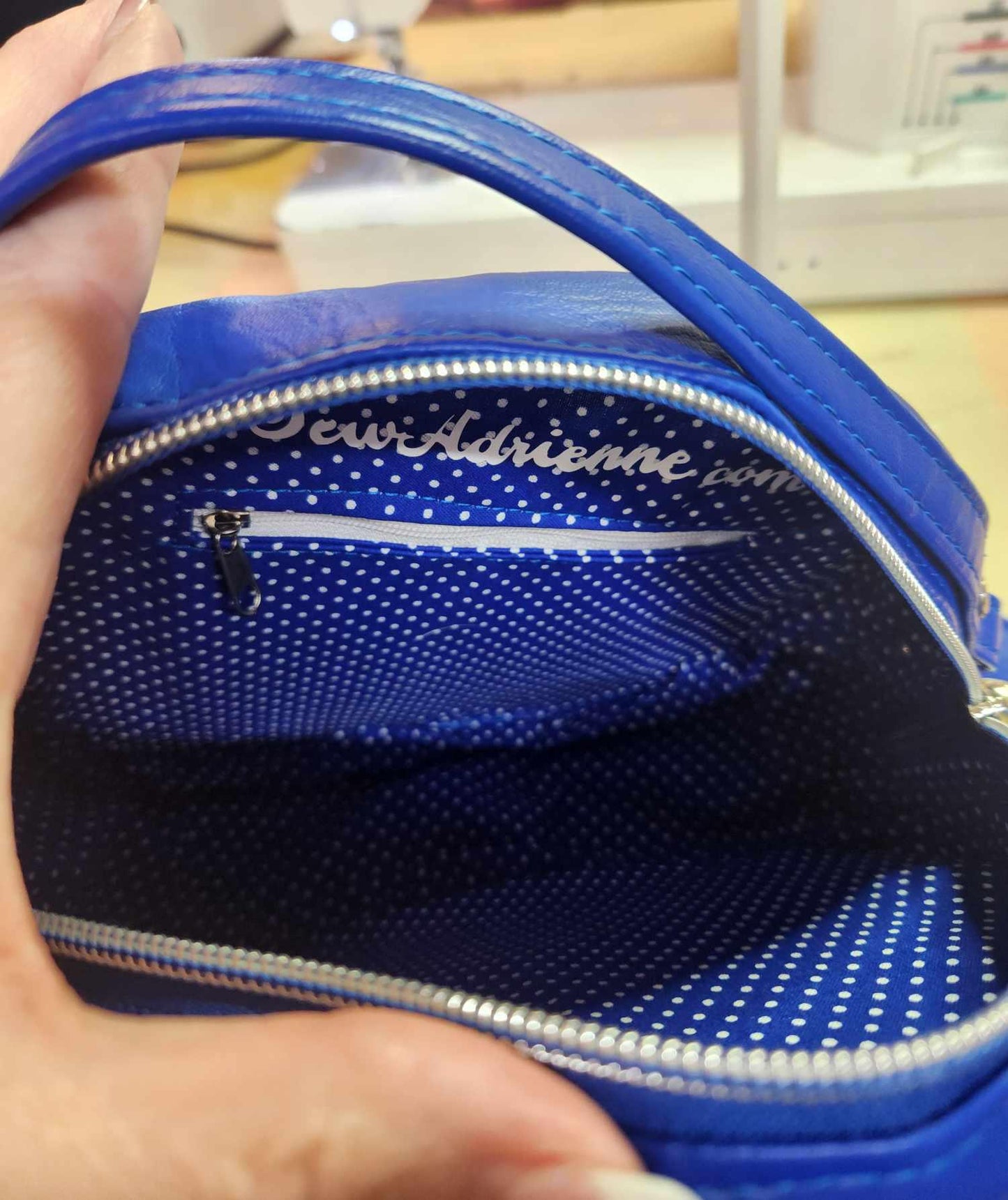 80's Blueberry Girl Circle Crossbody Bag