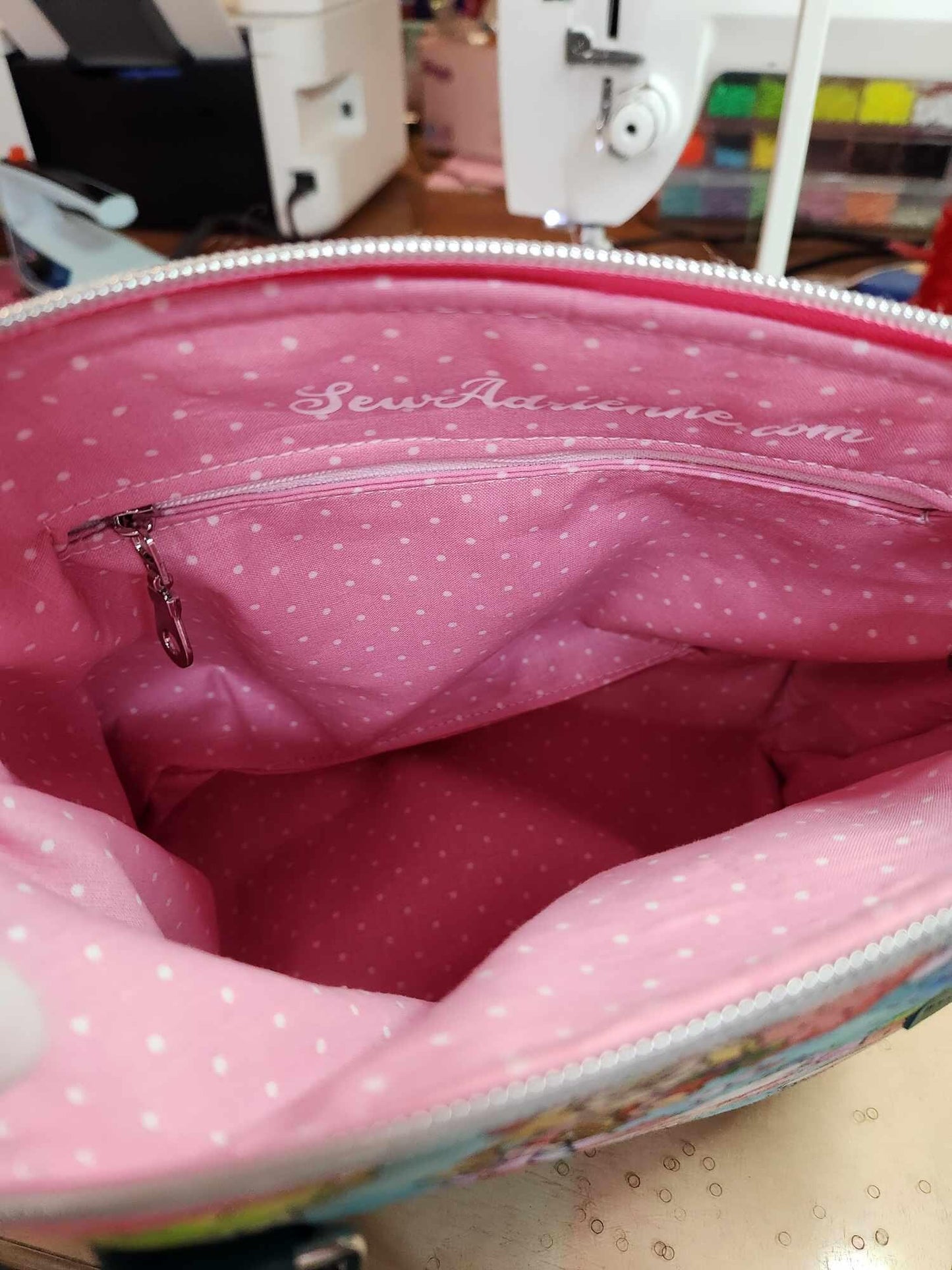 Scented Option! Strawberry Friends Teal Domed Handbag