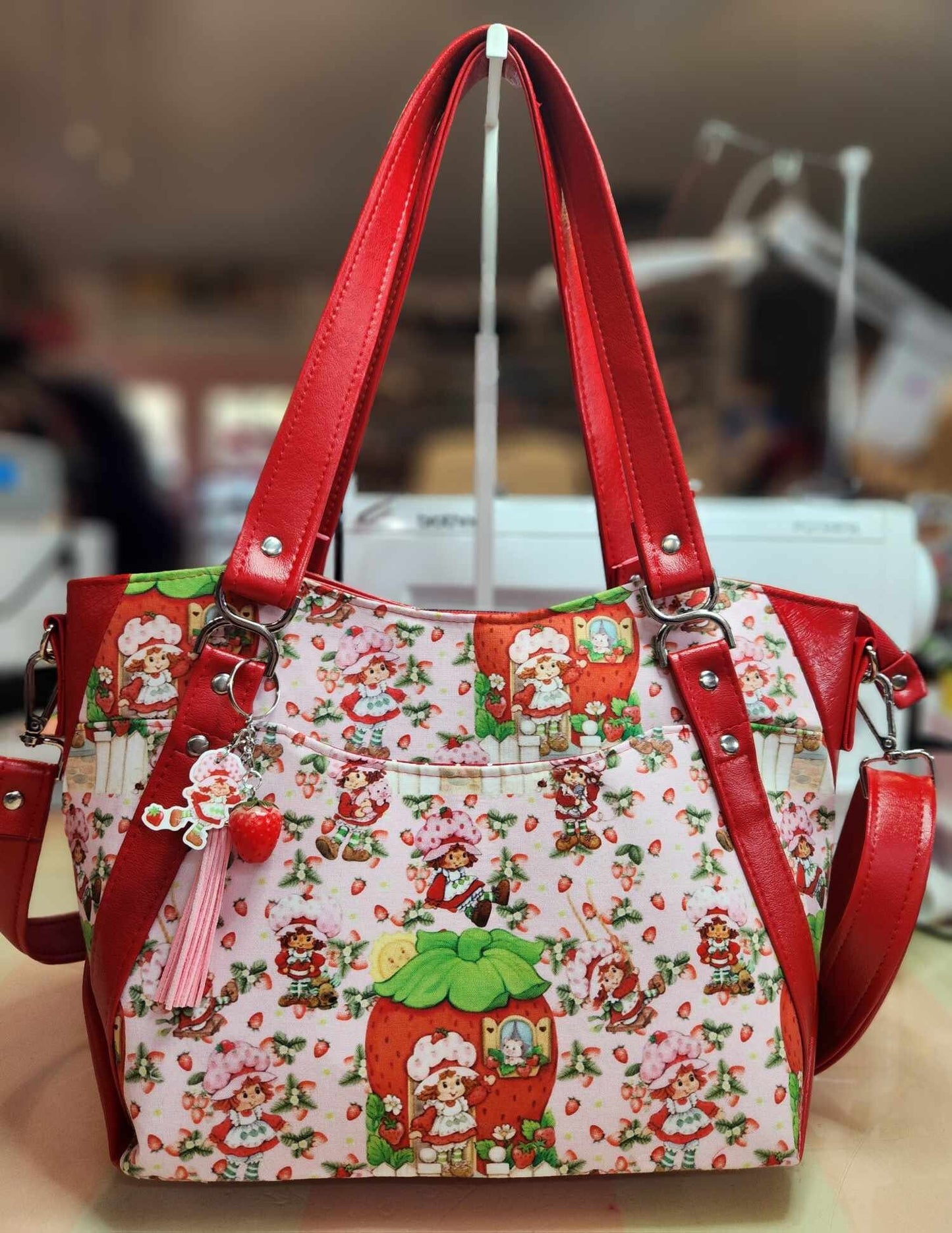 Scented Option! Strawberry Girl Large Handbag