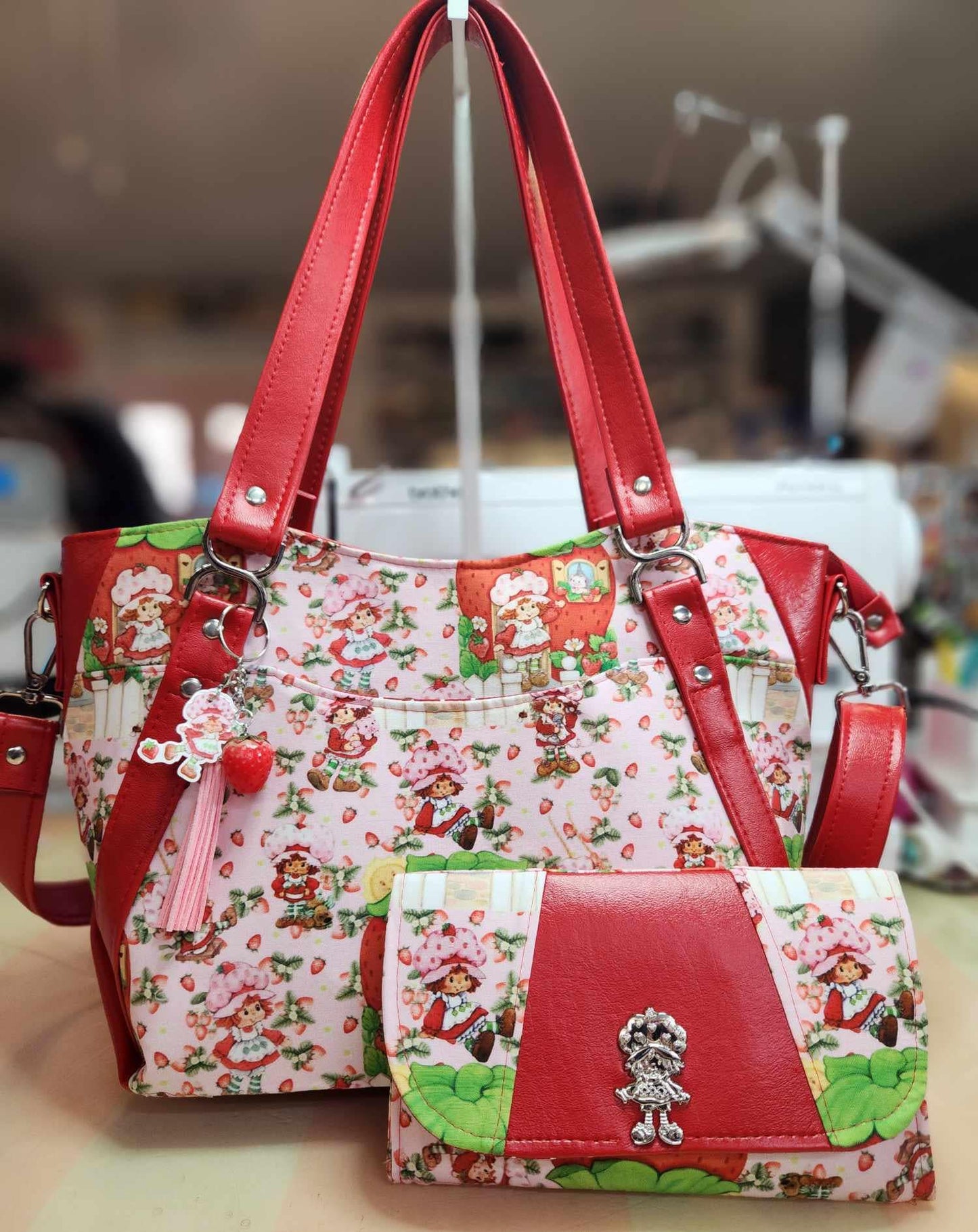 Scented Option! Strawberry Girl Large Handbag