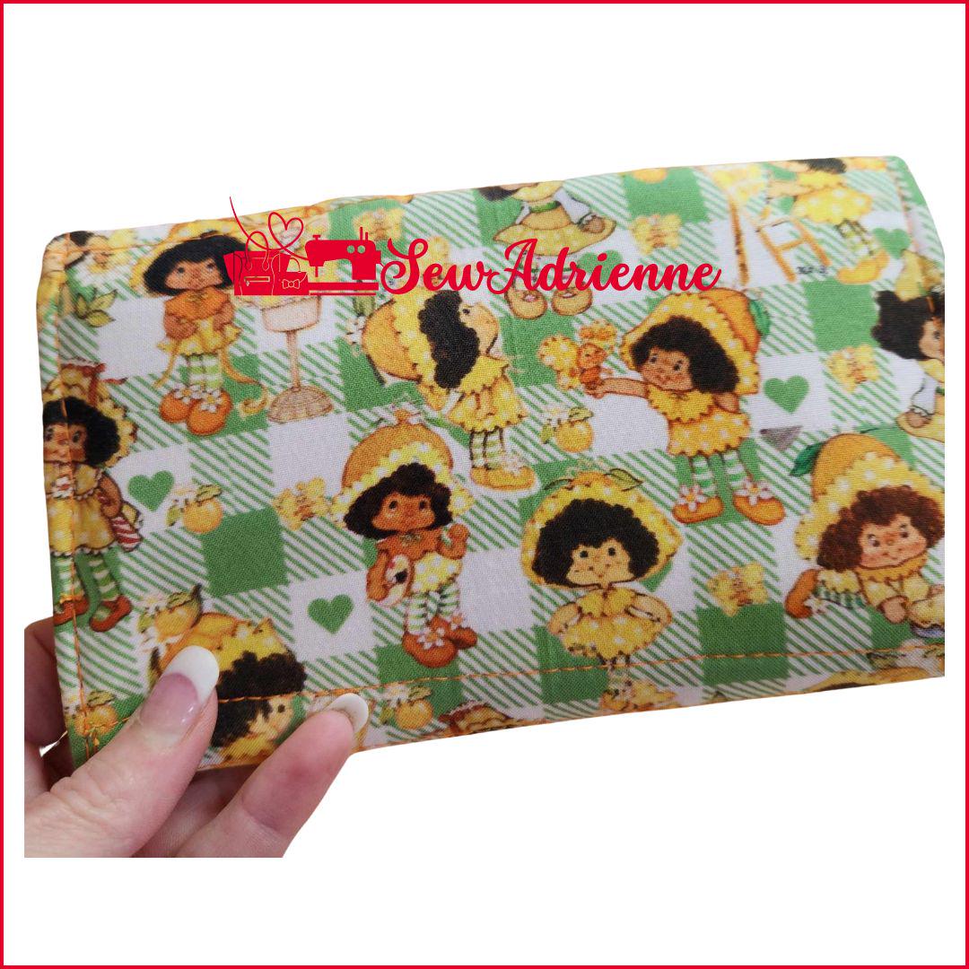 80's Orange Girl Accordion Wallet