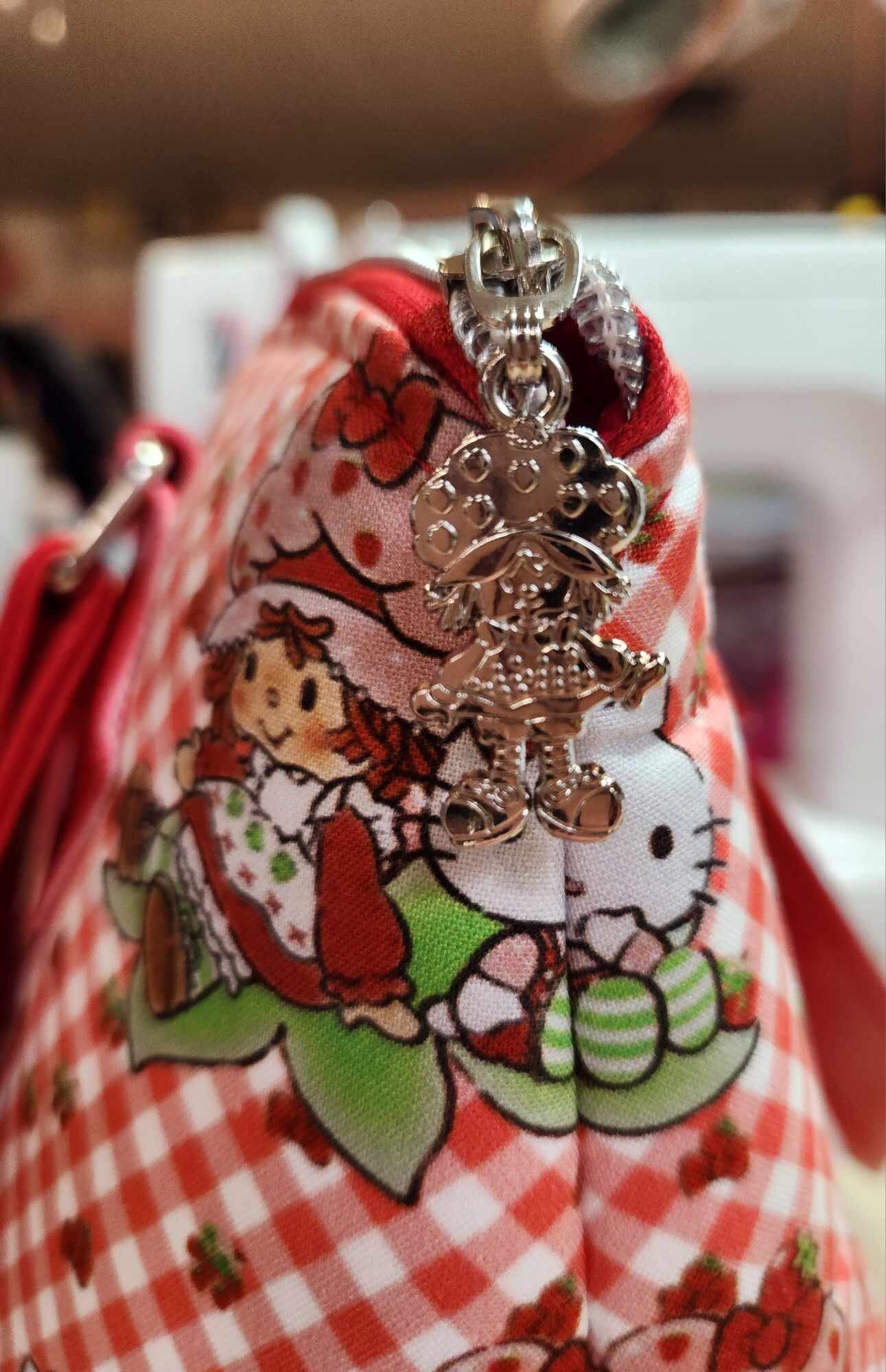 Scented Option! 80's Strawberry Girl & Kitty Domed Handbag