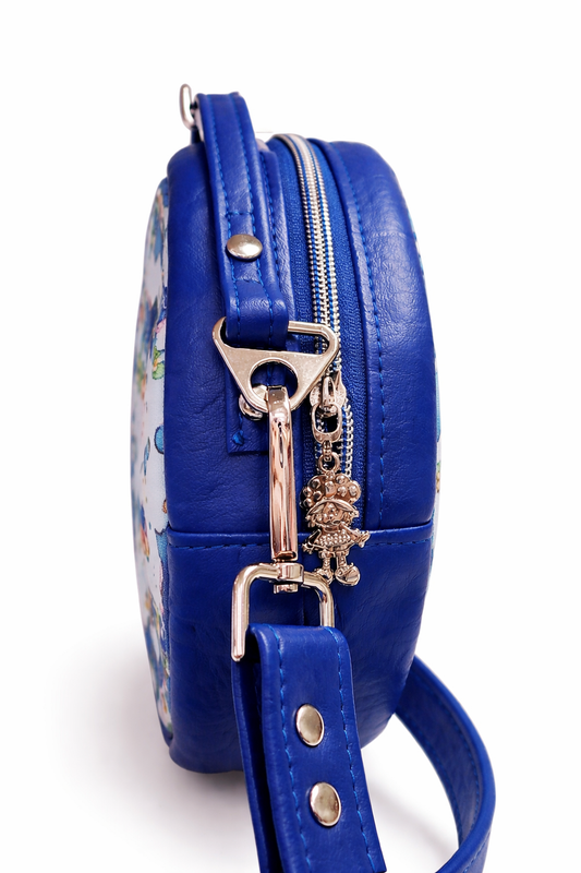 Scented Option! 80's Blueberry Girl Circle Crossbody Bag