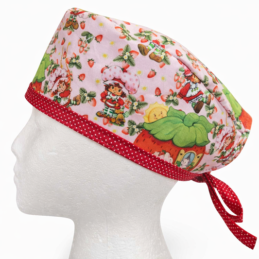 80's Strawberry Girl Surgery Scrub Cap