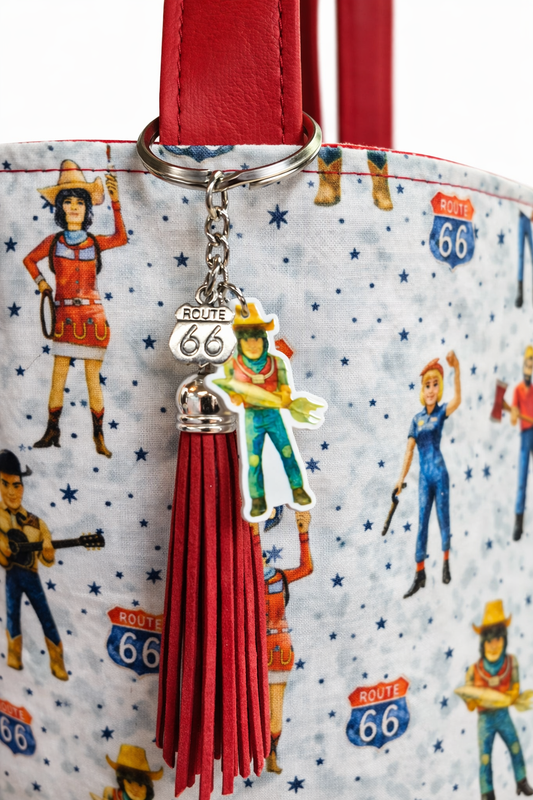 Buck Atoms Land of the Giants Route 66 Tulsa Simple Tote Bag