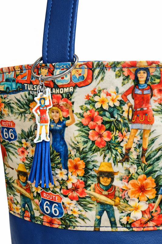 Hawaiian Buck Atoms Land of the Giants Route 66 Tulsa Simple Tote Bag