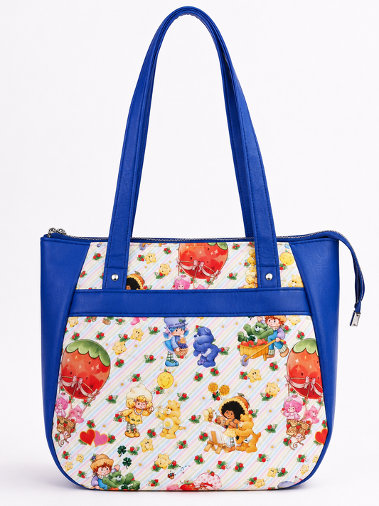 Strawberry & Caring Bears Friends Collab Large Handbag