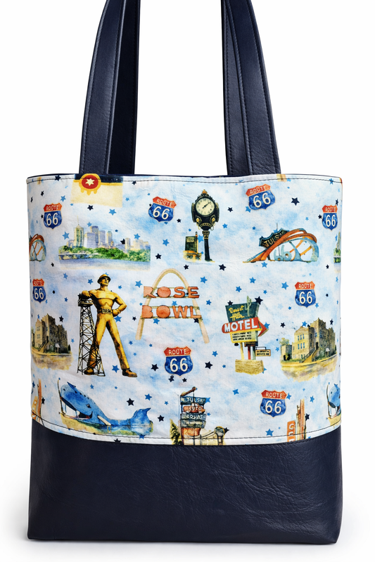 Route 66 Tulsa Icons Simple Tote Bag