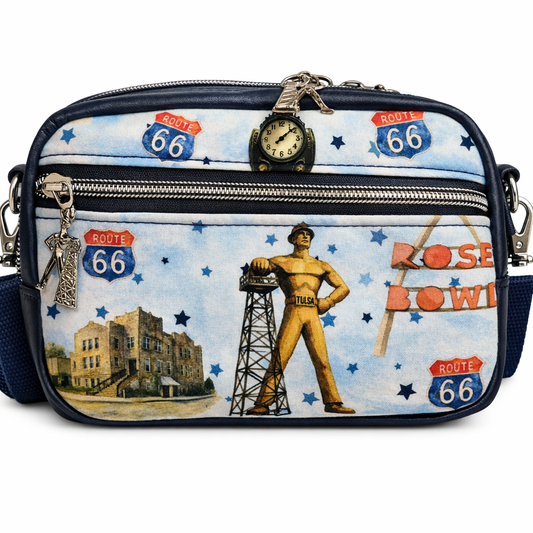 Route 66 Tulsa Icons Sling Pack, Fanny Pack, Hip Pack