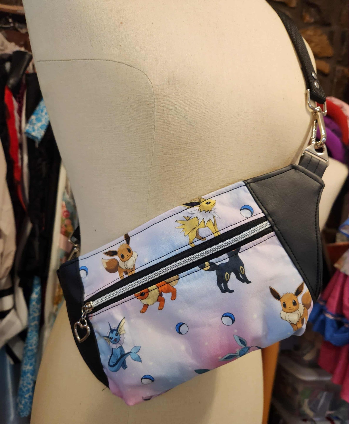 Eveelution Pocket Monsters Fanny Pack