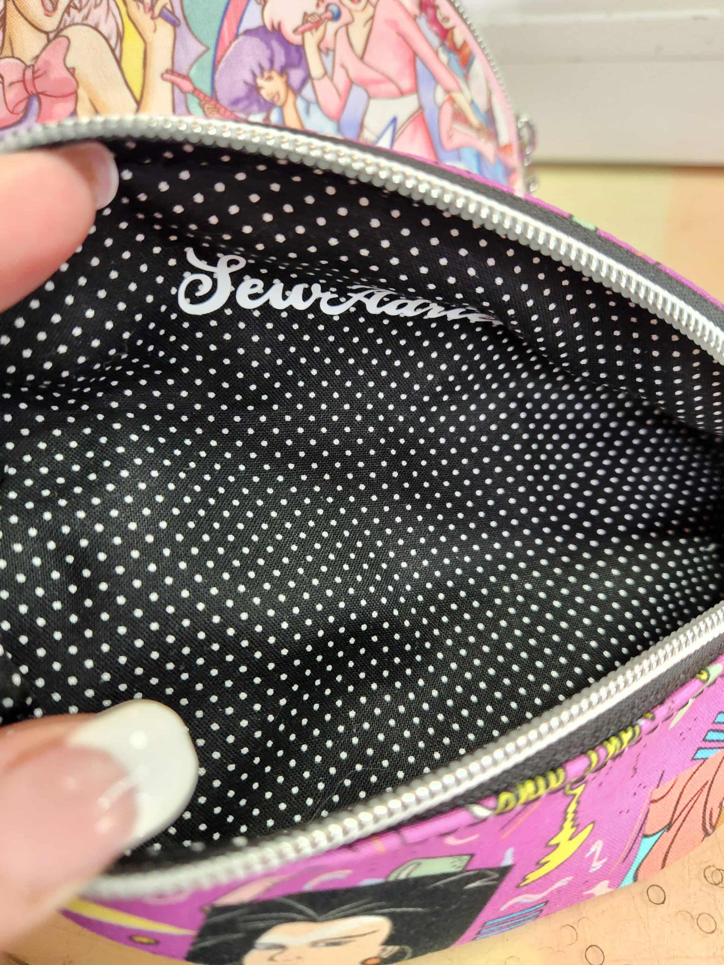 80's Jem & The Holograms Zippered Sunglasses Glasses Case