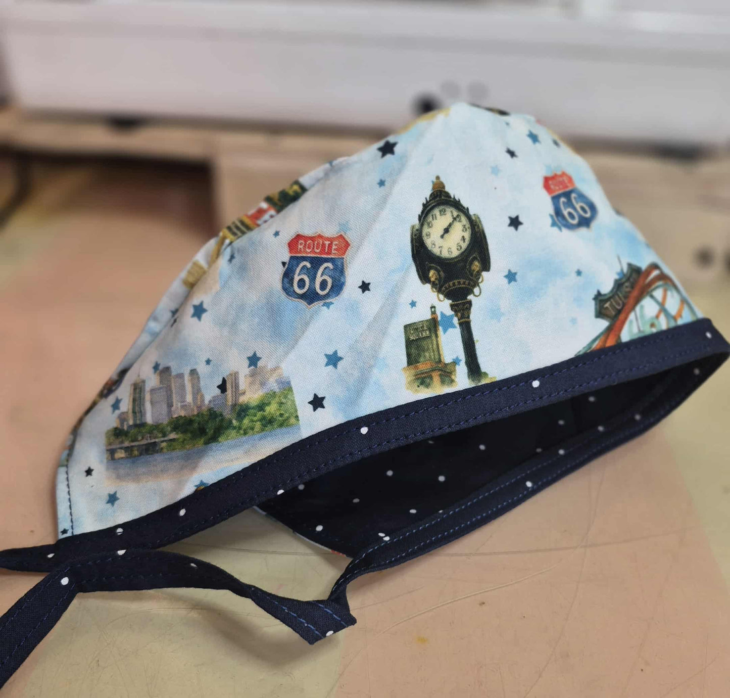 Route 66 Tulsa Icons Surgery Scrub Cap