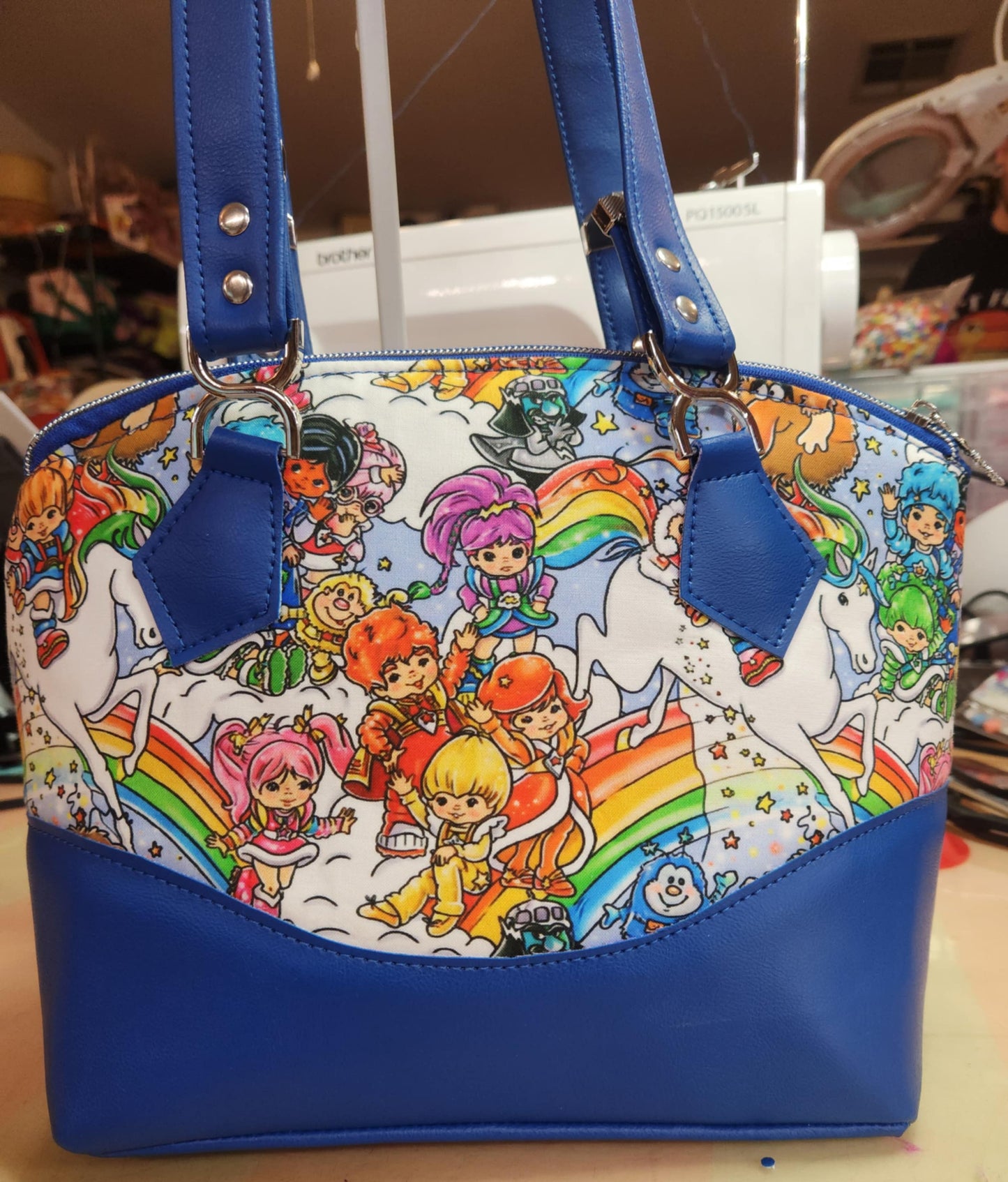 80's Rainbow Friends Domed Handbag