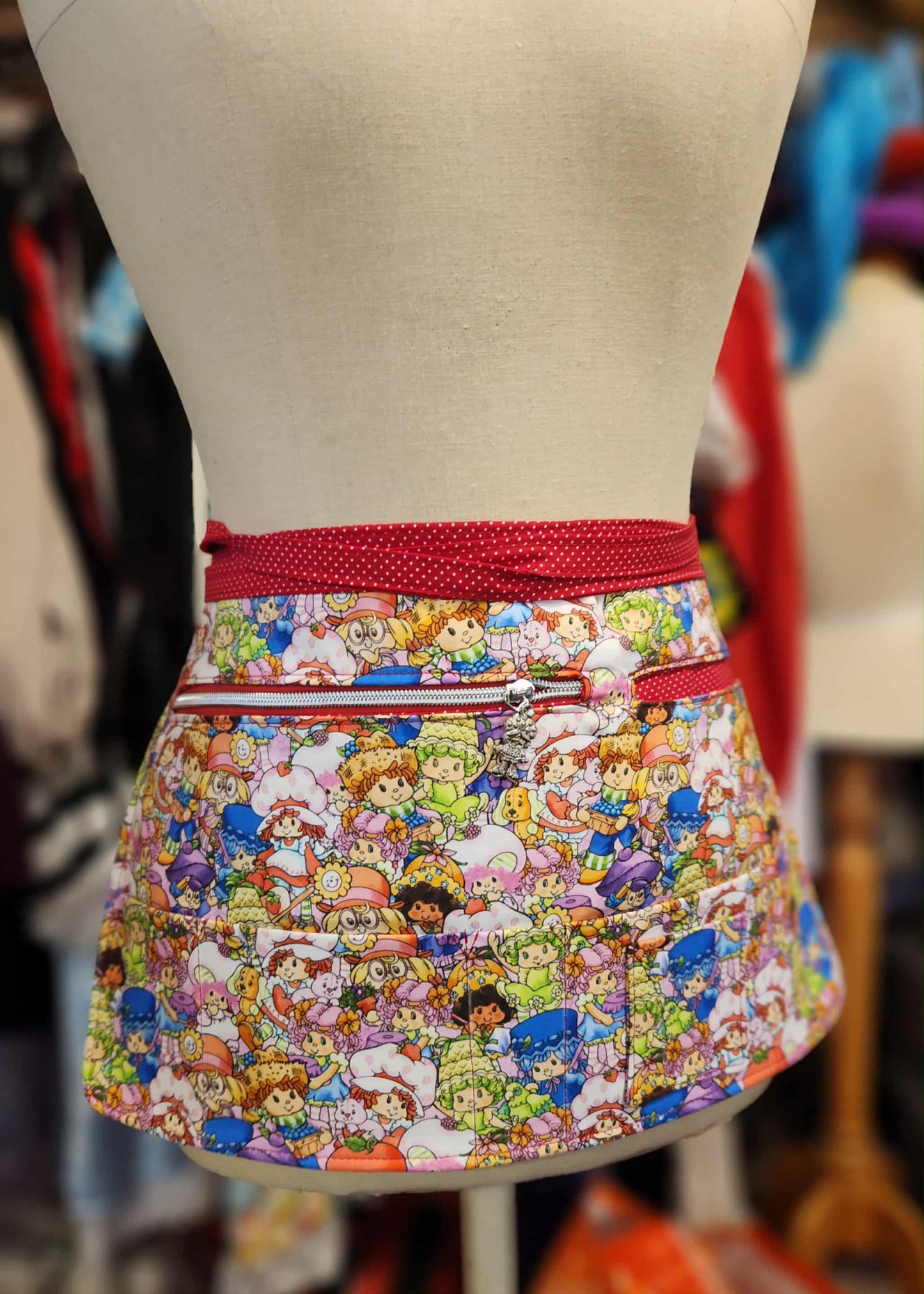 80's Strawberry Friends Vendor, Teacher, Wait Staff Apron!
