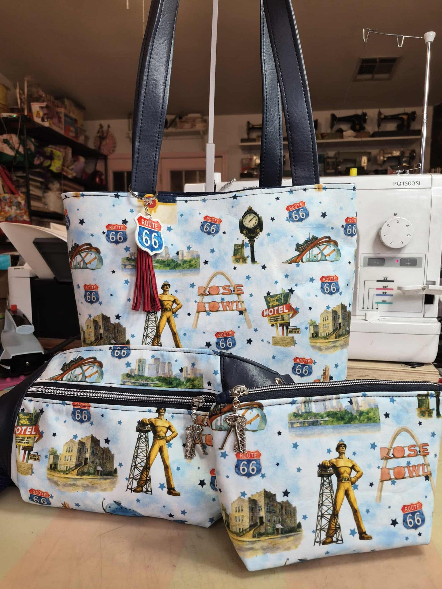 Route 66 Tulsa Icons Fanny Pack Sling Pack