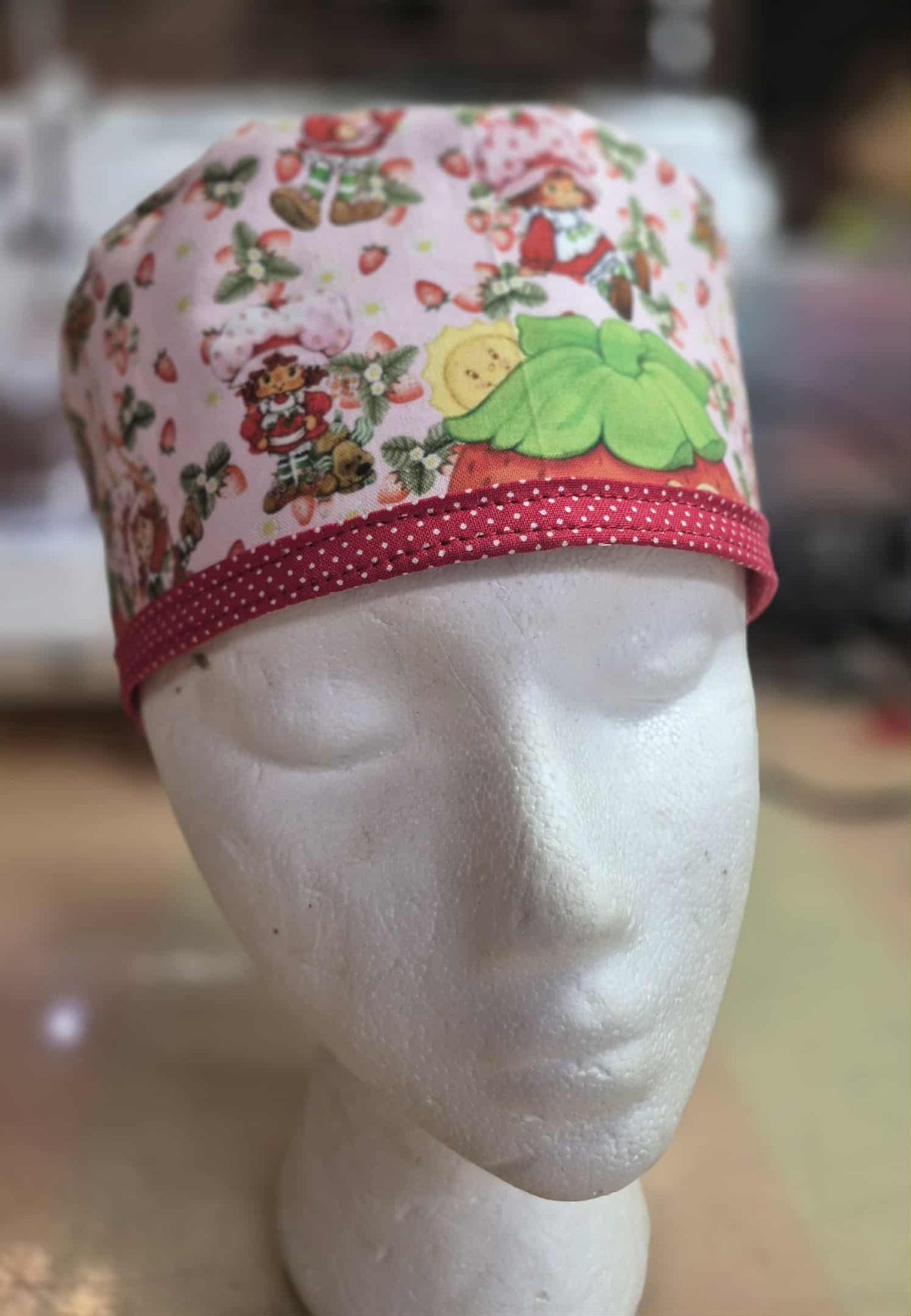 80's Strawberry Girl Surgery Scrub Cap
