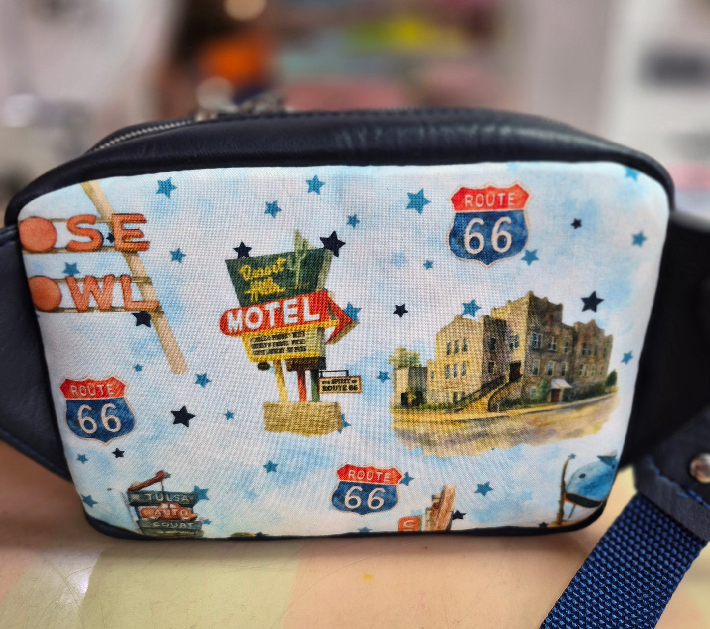Route 66 Tulsa Icons Sling Pack, Fanny Pack, Hip Pack