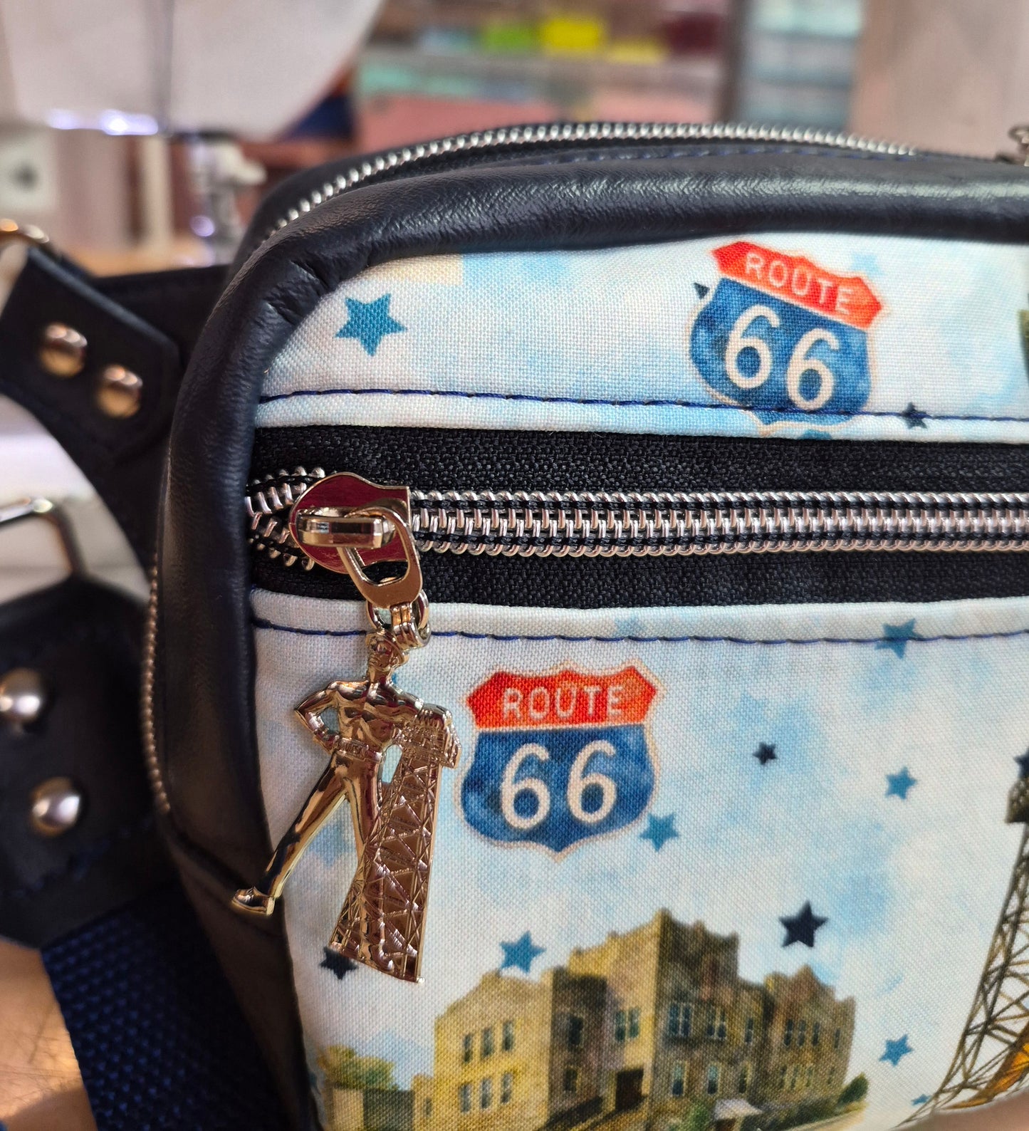 Route 66 Tulsa Icons Sling Pack, Fanny Pack, Hip Pack