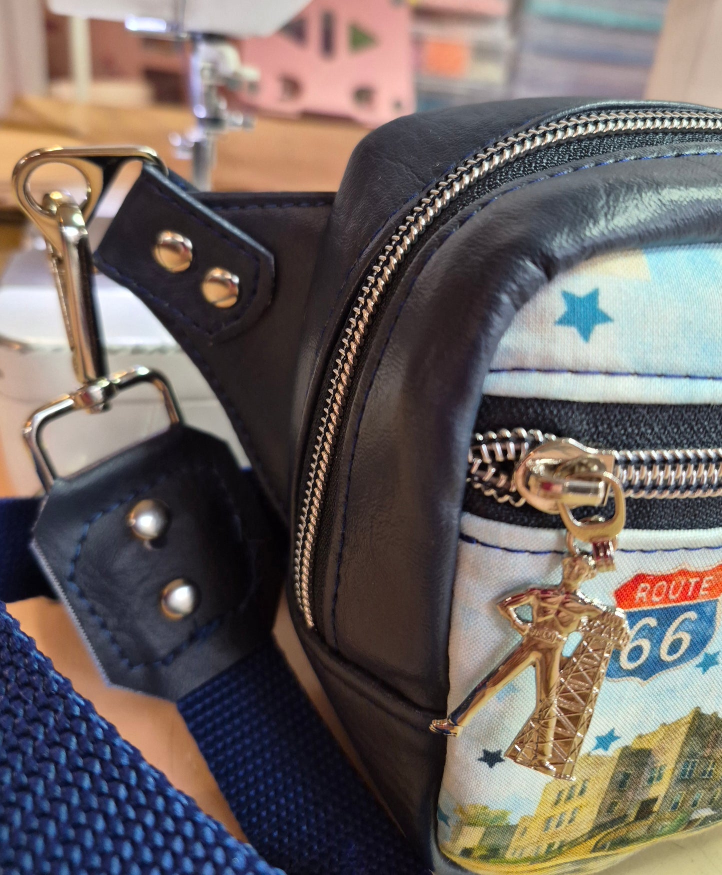 Route 66 Tulsa Icons Sling Pack, Fanny Pack, Hip Pack