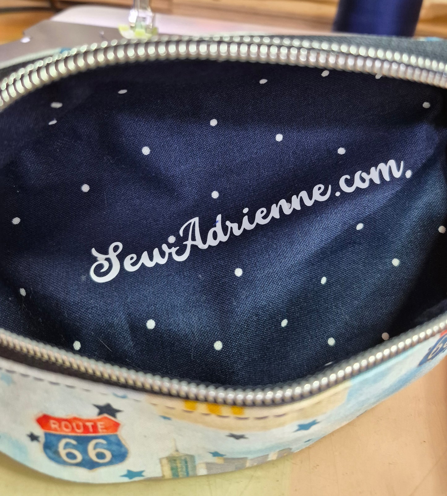 Route 66 Tulsa Icons Zippered Sunglasses Glasses Case