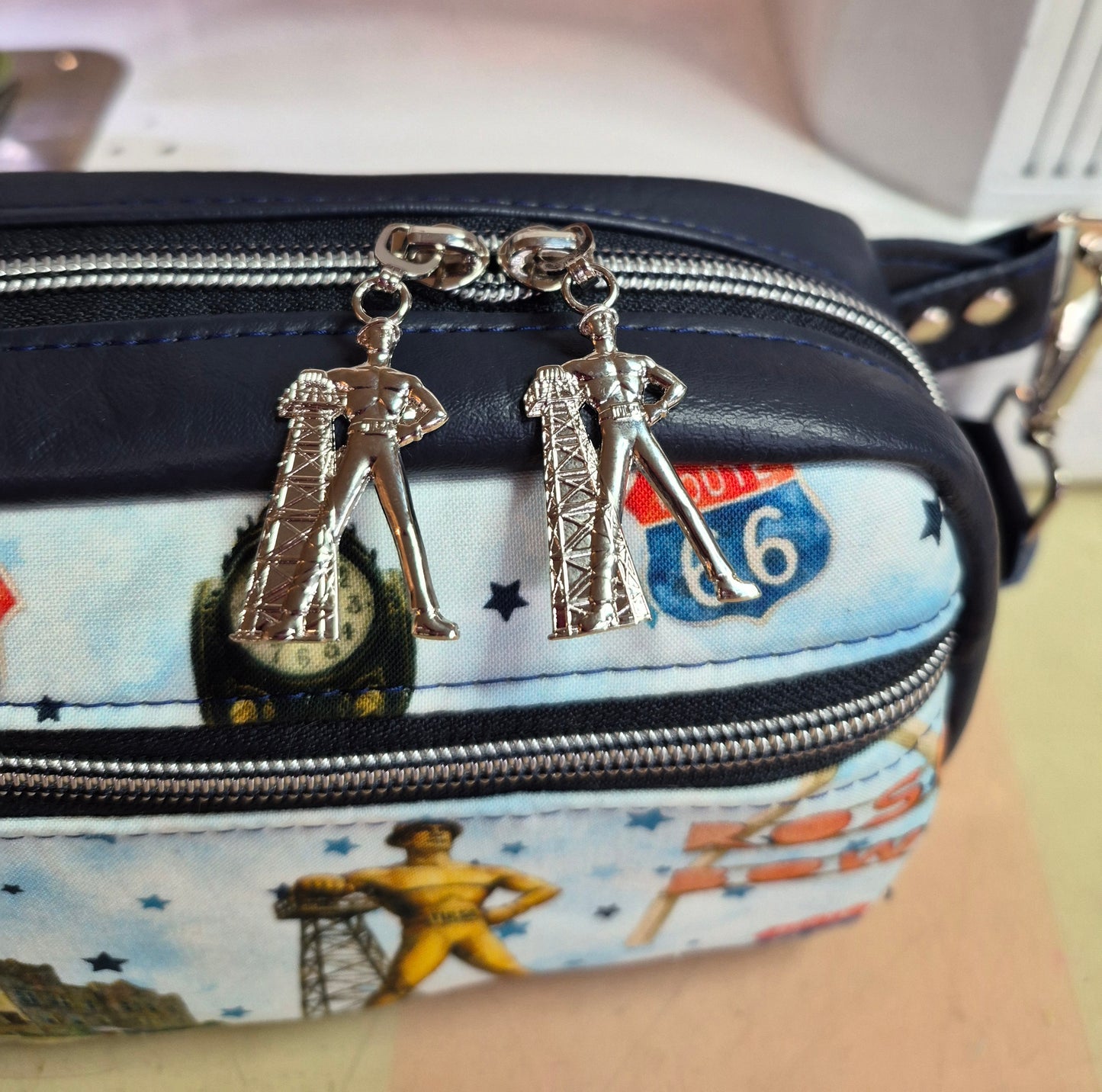 Route 66 Tulsa Icons Sling Pack, Fanny Pack, Hip Pack