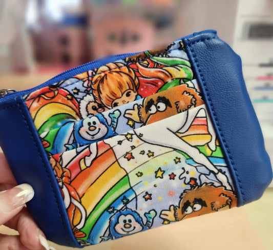 80's Rainbow Friends Zip-Up Cardholder
