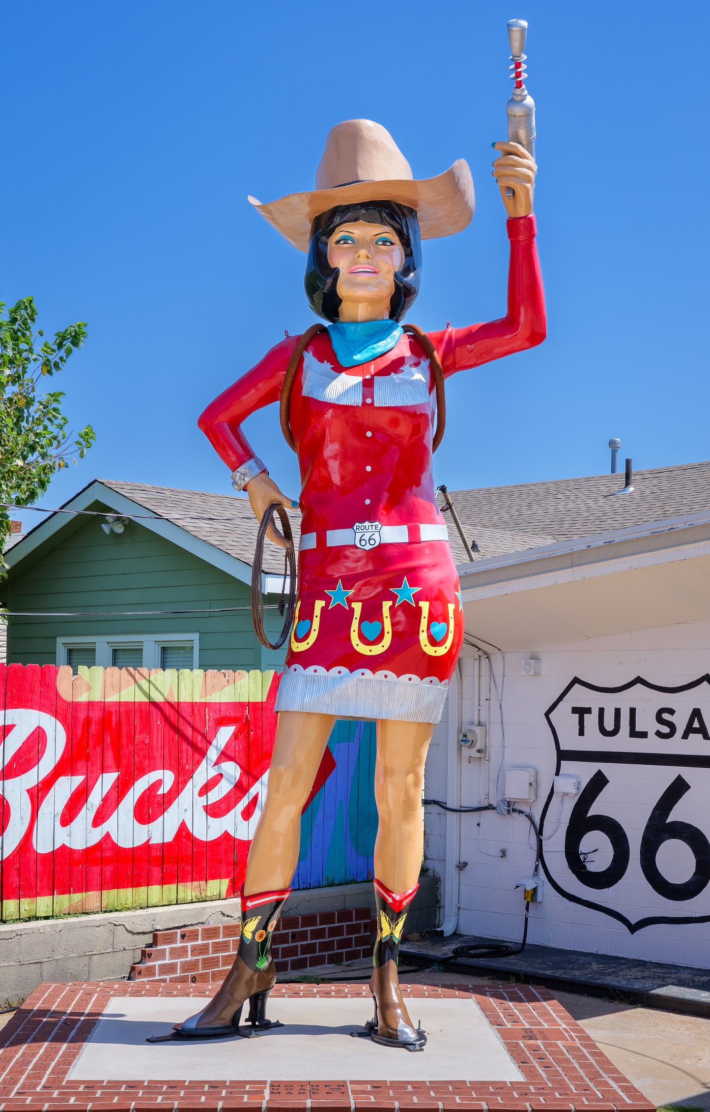 Buck Atoms Land of the Giants Route 66 Tulsa Fanny Pack Sling Pack