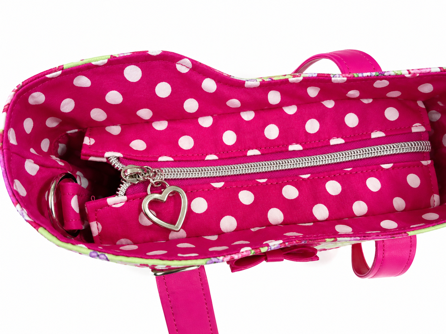 2003 Strawberry Girl Bow Front Handbag