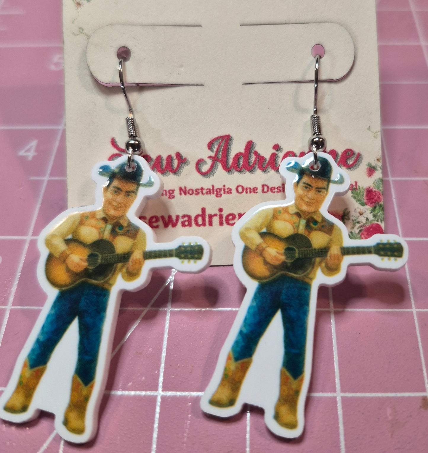Buck Atoms Land of the Giants Route 66 Earrings