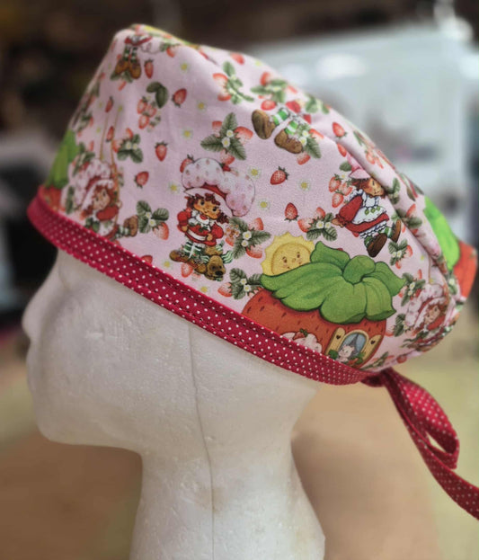 80's Strawberry Girl Surgery Scrub Cap