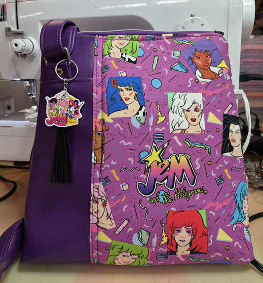80's Rockers Jem Crossbody Bag