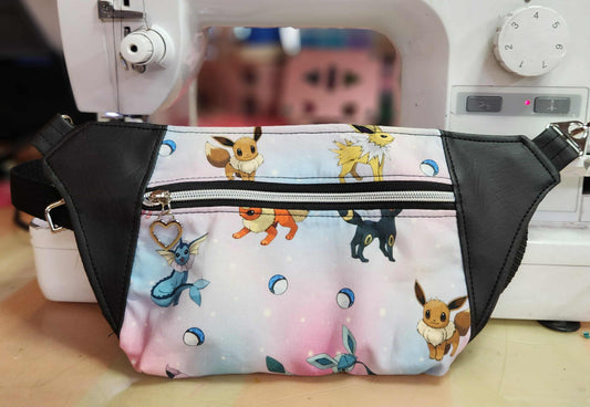 Eveelution Pocket Monsters Fanny Pack