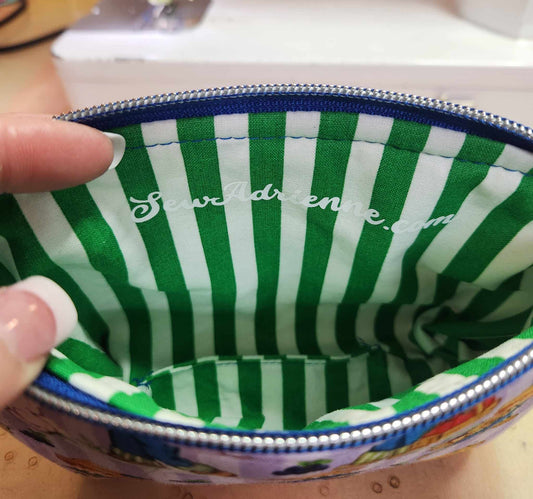 80's Huckleberry Boy Squared Zipper Pouch Two Sizes
